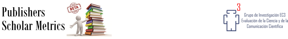 Publishers Scholar Metrics